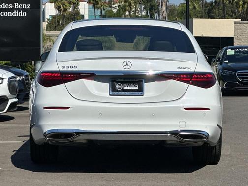 MANUFAKTUR Moonlight White Metallic 2024 Mercedes-Benz S-Class S 580 4MATIC