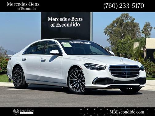 MANUFAKTUR Moonlight White Metallic 2024 Mercedes-Benz S-Class S 580 4MATIC