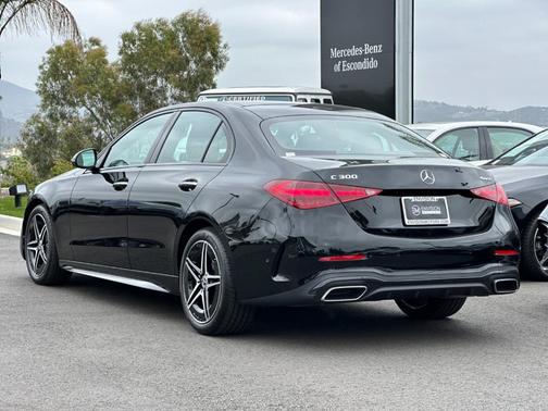 Black 2025 Mercedes-Benz C-Class C 300 4MATIC
