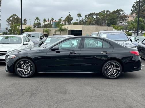 Black 2025 Mercedes-Benz C-Class C 300 4MATIC