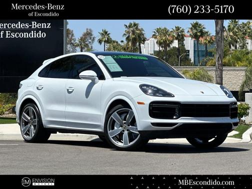 Carrara White Metallic 2020 Porsche Cayenne Turbo Coupe AWD