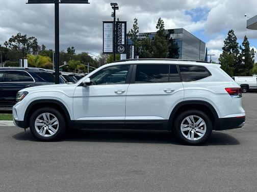 Pure White 2021 Volkswagen Atlas 2.0T S