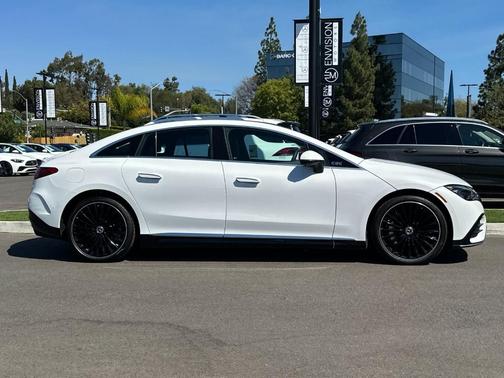 MANUFAKTUR Moonlight White Metallic 2024 Mercedes-Benz EQE 350 Base 4MATIC