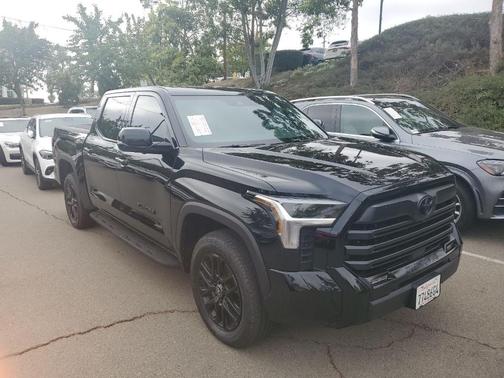 Midnight Black Metallic 2025 Toyota Tundra Limited