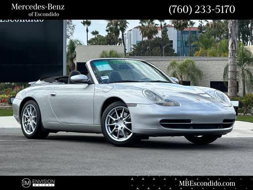 Silver 1999 Porsche 911 Carrera Cabriolet