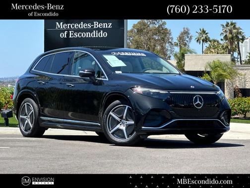 Obsidian Black Metallic 2023 Mercedes-Benz EQS 580 Base 4MATIC