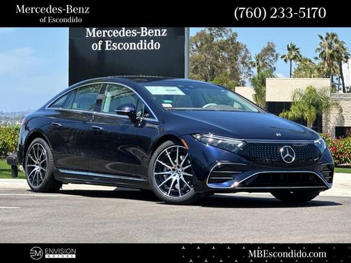 Blue 2026 Mercedes-Benz EQS 450 Base 4MATIC