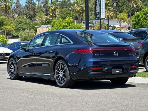 Blue 2026 Mercedes-Benz EQS 450 Base 4MATIC