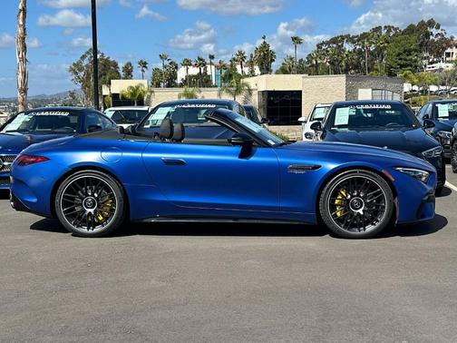 Blue 2025 Mercedes-Benz AMG SL 55 Base