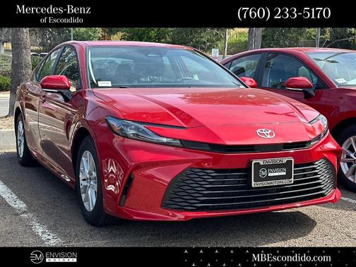 Red 2026 Toyota Camry LE
