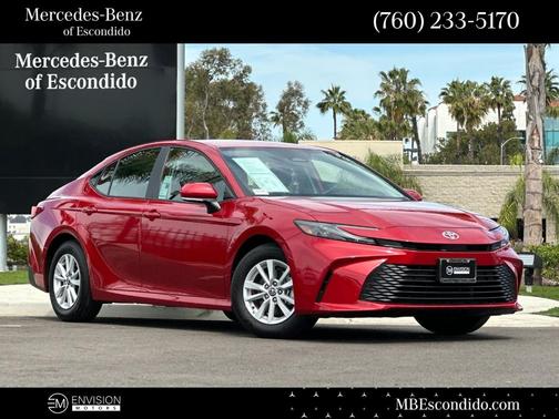 Red 2026 Toyota Camry LE
