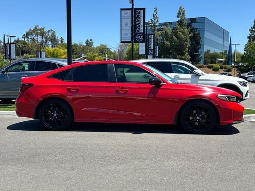 Rallye Red 2025 Honda Civic Sport