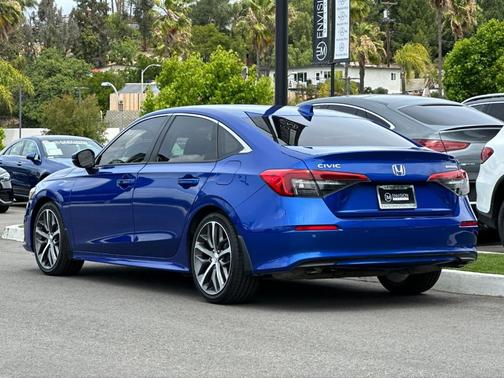 Aegean Blue Metallic 2023 Honda Civic Touring