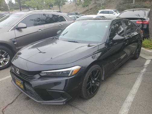 Crystal Black Pearl 2024 Honda Civic Sport