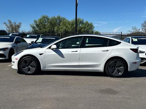 Pearl White Multi 2021 Tesla Model 3 Standard Range Plus