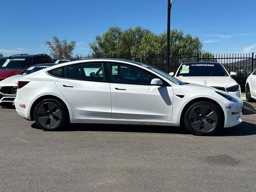 Pearl White Multi 2021 Tesla Model 3 Standard Range Plus