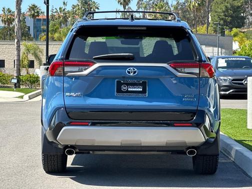 Cavalry Blue / Midnight Black Metallic 2023 Toyota RAV4 Hybrid XSE