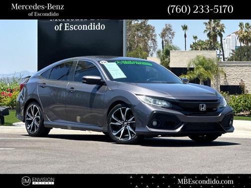 Modern Steel Metallic 2018 Honda Civic Si