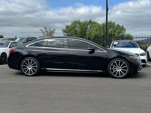 Obsidian Black Metallic 2024 Mercedes-Benz EQS 450 Base 4MATIC