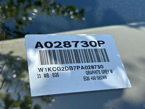 Graphite Gray Metallic 2023 Mercedes-Benz EQS 450+ Base