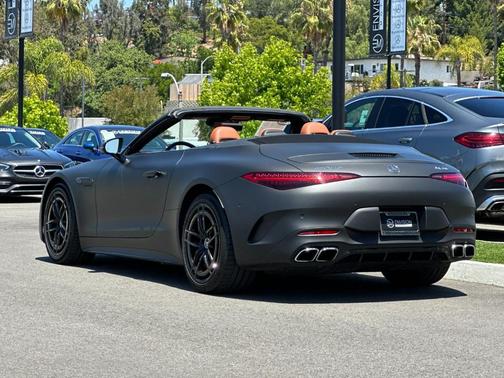 Obsidian Black Metallic 2023 Mercedes-Benz AMG SL 55 Base