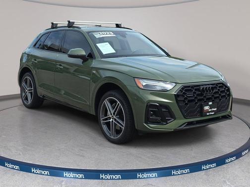 District Green Metallic 2023 Audi Q5 e 55 S line Premium Plus
