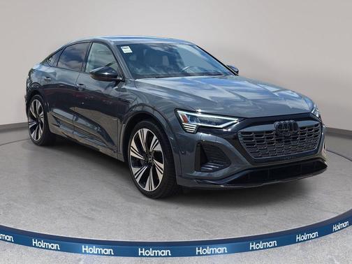 Gray 2024 Audi Q8 e-tron Prestige