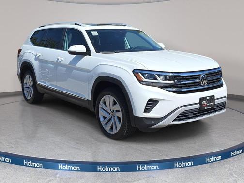 Pure White 2021 Volkswagen Atlas 3.6L SEL
