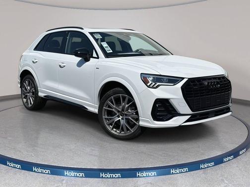 Glacier White Metallic 2025 Audi Q3 45 S line Premium Plus
