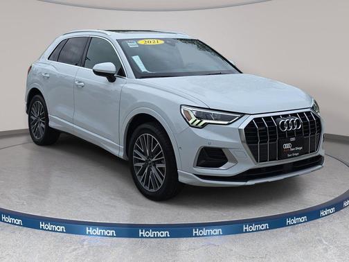 Glacier White Metallic 2021 Audi Q3 40 Premium Plus