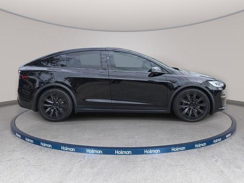 Solid Black 2022 Tesla Model X Plaid Tri Motor All-Wheel Drive