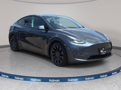 Midnight Silver Metallic 2021 Tesla Model Y Performance Dual Motor All-Wheel Drive