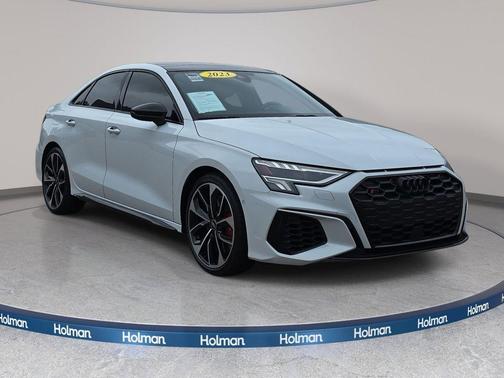 Glacier White Metallic 2023 Audi S3 Premium Plus TFSI quattro S tronic