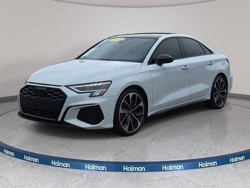 Glacier White Metallic 2023 Audi S3 Premium Plus TFSI quattro S tronic