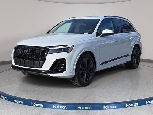 Glacier White Metallic 2026 Audi Q7 55 Premium Plus