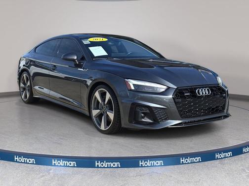 Daytona Gray Metallic 2021 Audi A5 Sportback 45 S Line Premium Plus