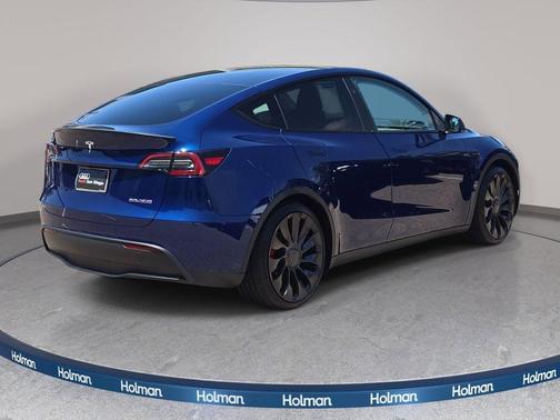 Deep Blue Metallic 2025 Tesla Model Y Performance Dual Motor All-Wheel Drive
