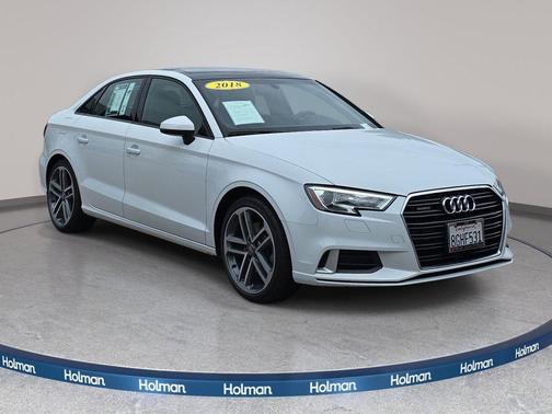 Glacier White Metallic 2018 Audi A3 2.0T Premium