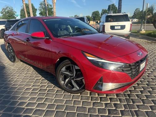 Red 2023 Hyundai ELANTRA Limited