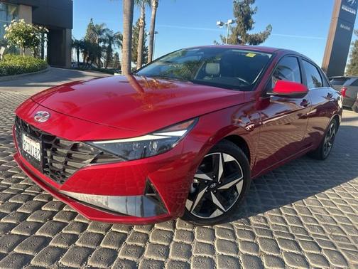 Red 2023 Hyundai ELANTRA Limited