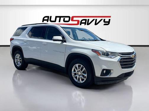 Summit White 2019 Chevrolet Traverse LT Leather