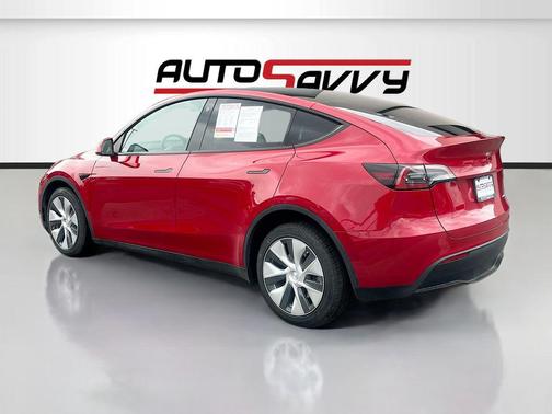 Red Multi-Coat 2023 Tesla Model Y Long Range Dual Motor All-Wheel Drive