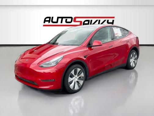 Red Multi-Coat 2023 Tesla Model Y Long Range Dual Motor All-Wheel Drive