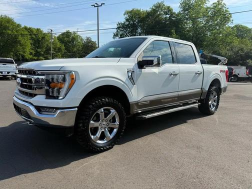 Star White Metallic Tri-Coat 2021 Ford F-150 Lariat