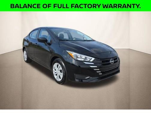 Super Black 2025 Nissan Versa S