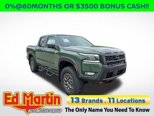 Tactical Green Metallic 2026 Nissan Frontier PRO-4X w/R Package