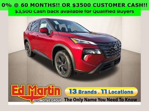 Scarlet Ember Tintcoat 2026 Nissan Rogue SV
