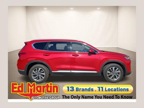 Scarlet Red 2019 Hyundai SANTA FE SEL Plus 2.4