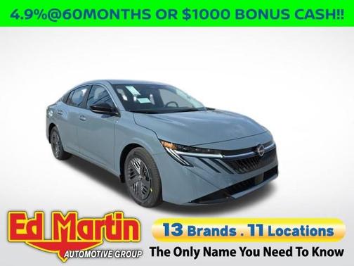 Atlantic Gray Metallic 2026 Nissan Sentra SV