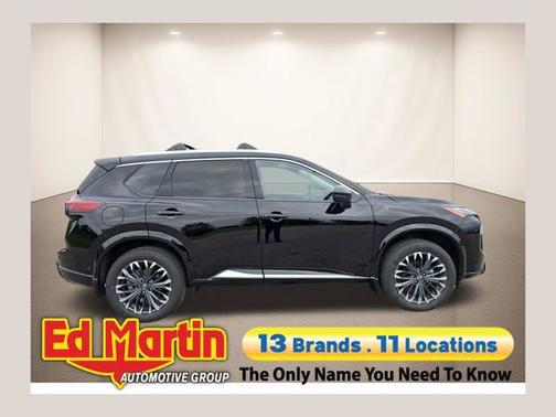 Super Black 2025 Nissan Rogue Platinum